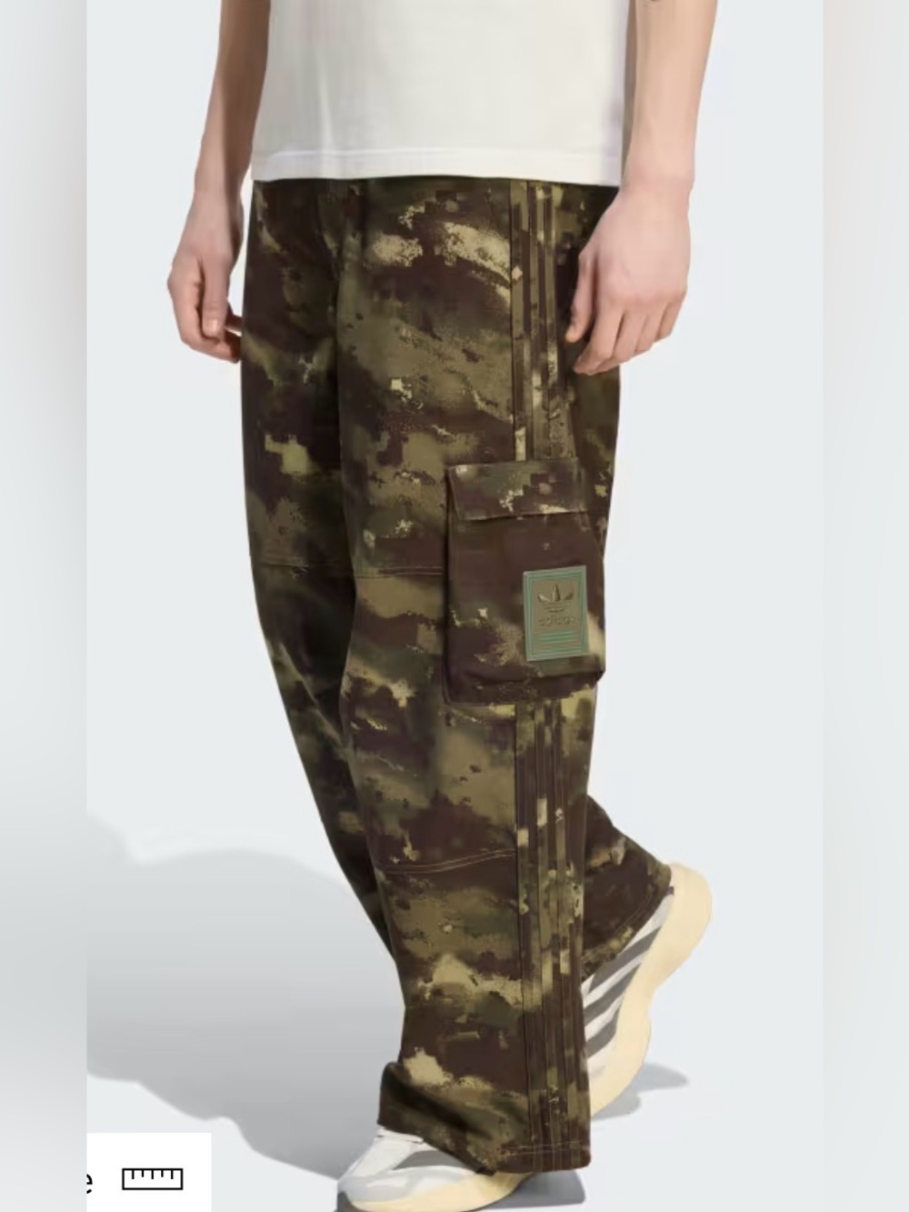 Adidas Originals Men’s Camo Pants Olive Strata Size L NWT